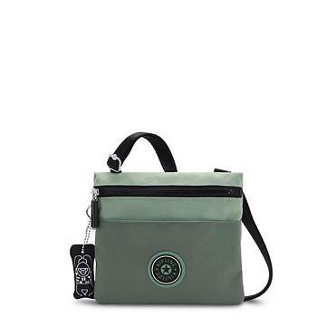 Kipling Gib Crossbody Bag Handbag Fern Green Block | CA 1265UZ